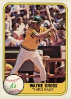 1981 Fleer #587 Wayne Gross Baseball Card