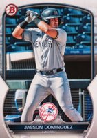 2023 Bowman Paper Prospects #BP18 Jasson Dominguez Baseball Card