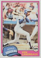 1981 Topps #787 Ken Landreaux Traded Baseball Card