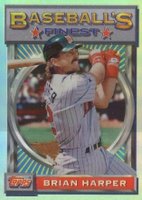 1993 Finest #51 Brian Harper Refractor Baseball Card