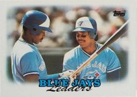 1988 Topps #729 Blue Jays Leaders Baseball Card
