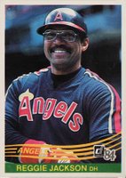 1984 Donruss #57 Reggie Jackson Baseball Card