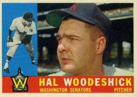 1960 Topps #454 Hal Woodeshick Baseball Card