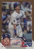 2023 Topps #163 Miguel Vargas Gold Baseball Card