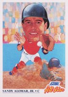 1991 Score #400 Sandy Alomar Baseball Card