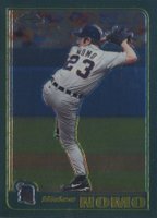 2001 Topps Chrome #154 Hideo Nomo Baseball Card