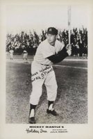 1958 Holiday Inn Premium Photocard # Mickey Mantle Baseball Card