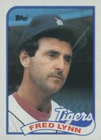1989 Topps #416 Fred Lynn Baseball Card