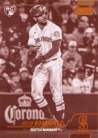 2022 Topps Stadium Club #148 Julio Rodriguez Sepia Baseball Card