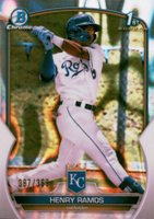 2023 Bowman Chrome Prospects #BCP96 Henry Ramos Lava Refractor Baseball Card