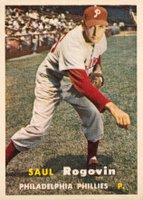 1957 Topps #129 Saul Rogovin Baseball Card