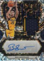 2023 Panini Select Rookie Jersey Autographs #RJSHP Ben Sheppard Disco Prizm Basketball Card