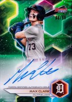 2023 Bowman's Best Best of 2023 Autographs #B23MC Max Clark Green Baseball Card