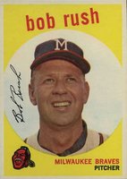 1959 Topps #396 Bob Rush Baseball Card
