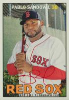 2016 Topps Heritage Real One Autographs #PS Pablo Sandoval Red Ink Baseball Card