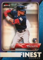 2024 Topps Finest Finest Rookie Design Variation #FRD9 Ceddanne Rafaela Purple Refractor Baseball Card