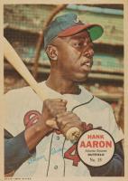 1967 Topps Pin-Ups #15 Hank Aaron Baseball Card