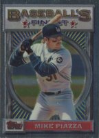 1993 Finest #199 Mike Piazza Refractor Baseball Card