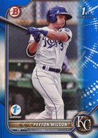 2022 Bowman 1st Edition #BPPF85 Peyton Wilson Blue Foil Baseball Card