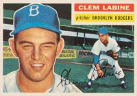 1956 Topps #295 Clem Labine Baseball Card