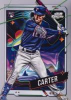 2024 Topps Chrome Cosmic #186 Evan Carter Baseball Card