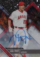 2017 Topps High Tek Jubilation #J-MT Mike Trout Autograph Baseball Card