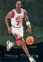 1996 Skybox Premium Triple Threats #TT10 Dennis Rodman Basketball Card
