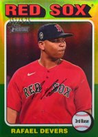 2024 Topps Heritage #239 Rafael Devers Chrome-Refractor Baseball Card