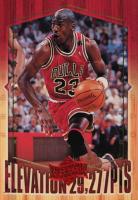 1999 Upper Deck MJ Athlete of the Century Elevation 29,227 Points #EL6 Michael Jordan Basketball Card