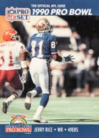 1990 Pro Set #411 Jerry Rice Football Card