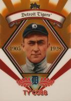 2009 Topps Legends Chrome Target Cereal #GR-13 Ty Cobb Gold Refractor Baseball Card