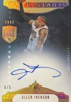 2019 Panini Eminence All-Star Diamond Signatures #ASAI2 Allen Iverson Gold Basketball Card