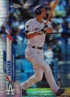 2020 Topps Chrome #196 Corey Seager Prism Refractor Baseball Card
