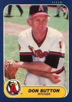 1986 Fleer #170 Don Sutton Baseball Card