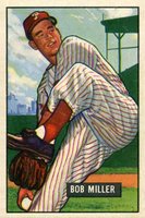 1951 Bowman #220 Bob Miller Baseball Card