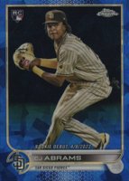 2022 Topps Chrome Update Sapphire Edition #222 CJ Abrams Baseball Card