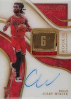 2019 Panini Immaculate Collection Rookie Championship Tags Autographs #CBW Coby White Basketball Card
