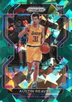 2021 Panini Prizm #165 Austin Reaves Green Ice Basketball Card