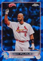 2022 Topps Chrome Update Sapphire Edition #300 Albert Pujols Baseball Card