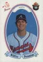 1987 Braves Smokey #14 Dale Murphy Baseball Card