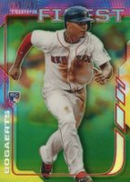 2014 Finest #89 Xander Bogaerts Green Refractor Baseball Card