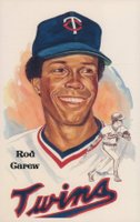 1991 Perez-Steele HOF Postcard #207 Rod Carew Baseball Card