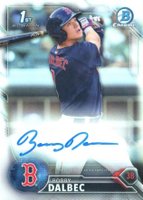 2016 Bowman Draft Chrome Draft Picks Autographs #CDABD Bobby Dalbec Refractor Baseball Card