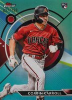 2023 Topps Finest #24 Corbin Carroll Aqua Baseball Card
