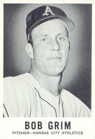 1960 Leaf #10 Bob Grim Baseball Card