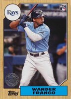 2022 Topps 1987 Topps Baseball 35th Anniversary #T87-23 Wander Franco Baseball Card