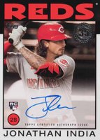 2021 Topps Update 1986 Topps Autographs #86AJIN Jonathan India Baseball Card
