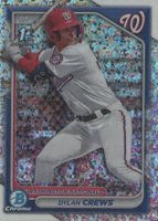 2024 Bowman Chrome Prospects #BCP23 Dylan Crews Mini Diamond Refractor Baseball Card