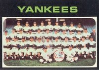 1971 Topps #543 New York Yankees Team Baseball Card