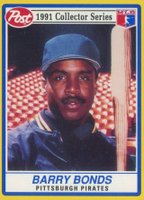 1991 Post Cereal #21 Barry Bonds Baseball Card